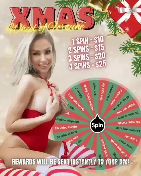X-mas wheel of fortune - just donate to the campaign below amp wait 