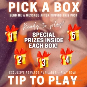 alessiaxo1 - Pick a box and win a crazy reward 999 30 message me which number you 