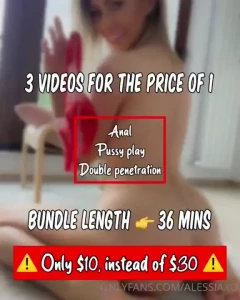 3 videos for the price of 1 - inside the locked message you ll find