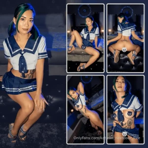 Japanese skool girl photoshoot step into a playful fantasy with this