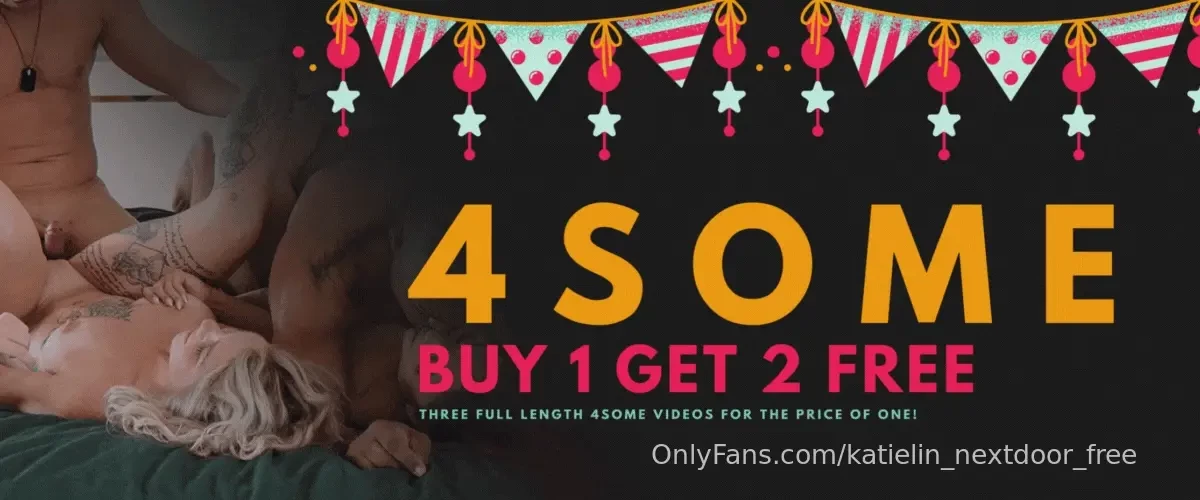 Sale buy 1 get 3 free 4some vids here s your chance to get 3 