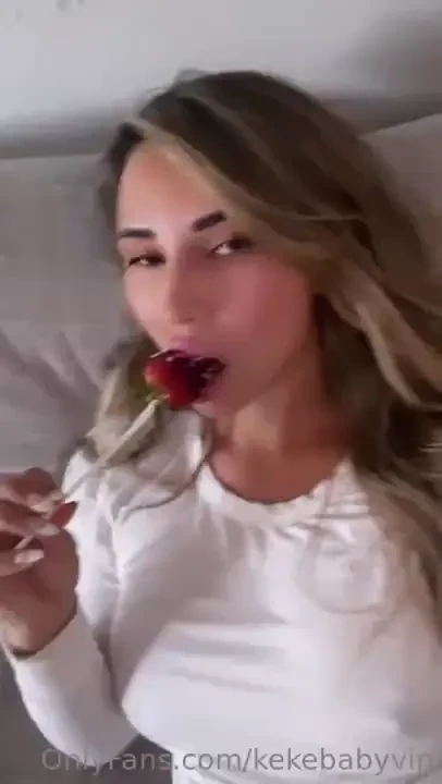 If i can only send you more of this sweet choco strawberry i licked i 