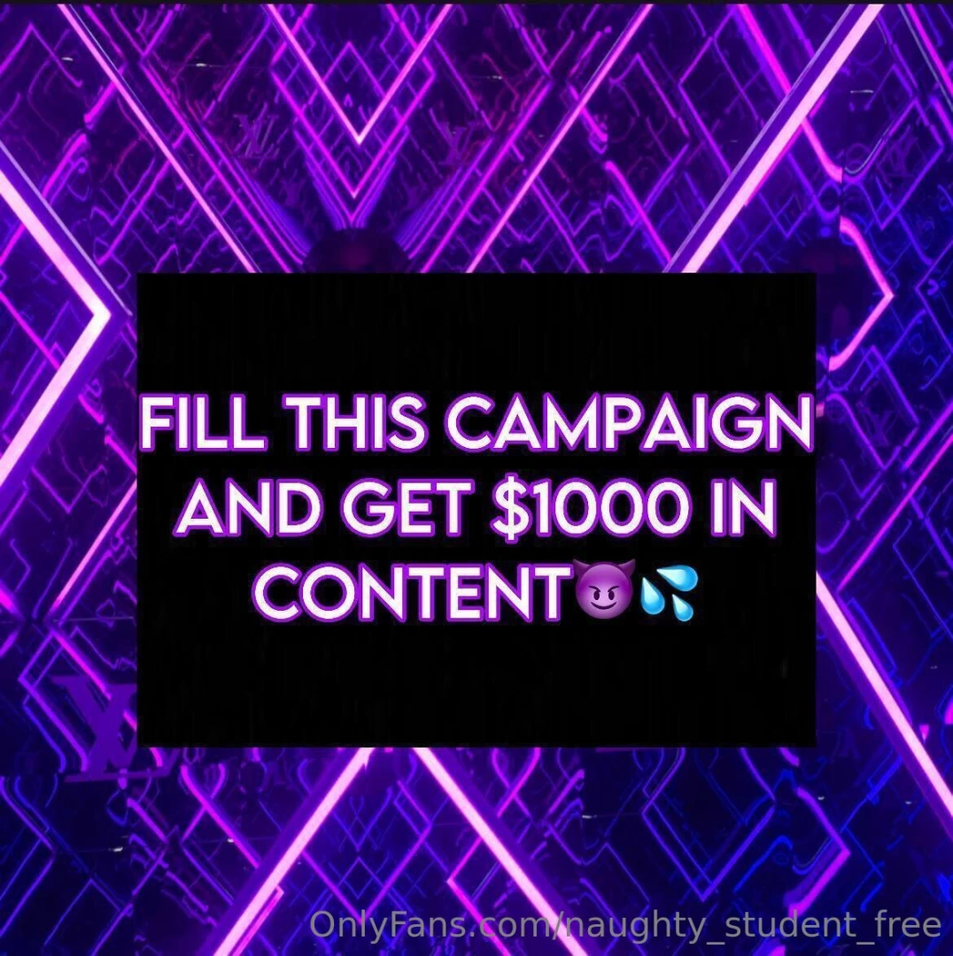Limited time offer fill this campaign amp get 1 000 in xxx content 