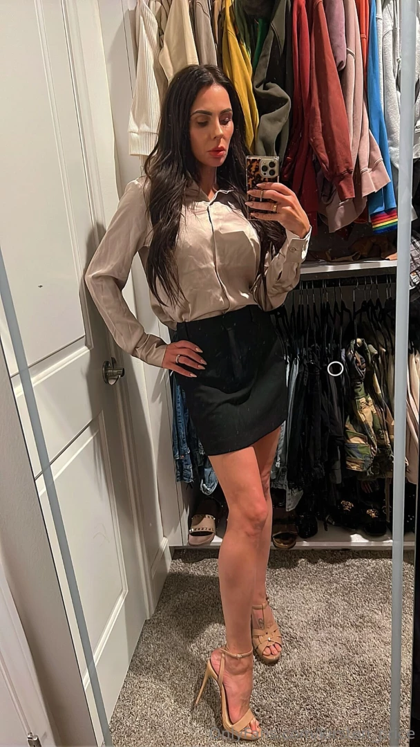 I bet you can t guess what i was wearing under this nice outfit wanna 