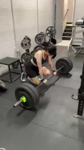Deadlifting 185 for 2