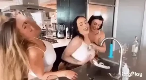 Francety claudia and i get kinky in my kitchen and fuck our tight part 6