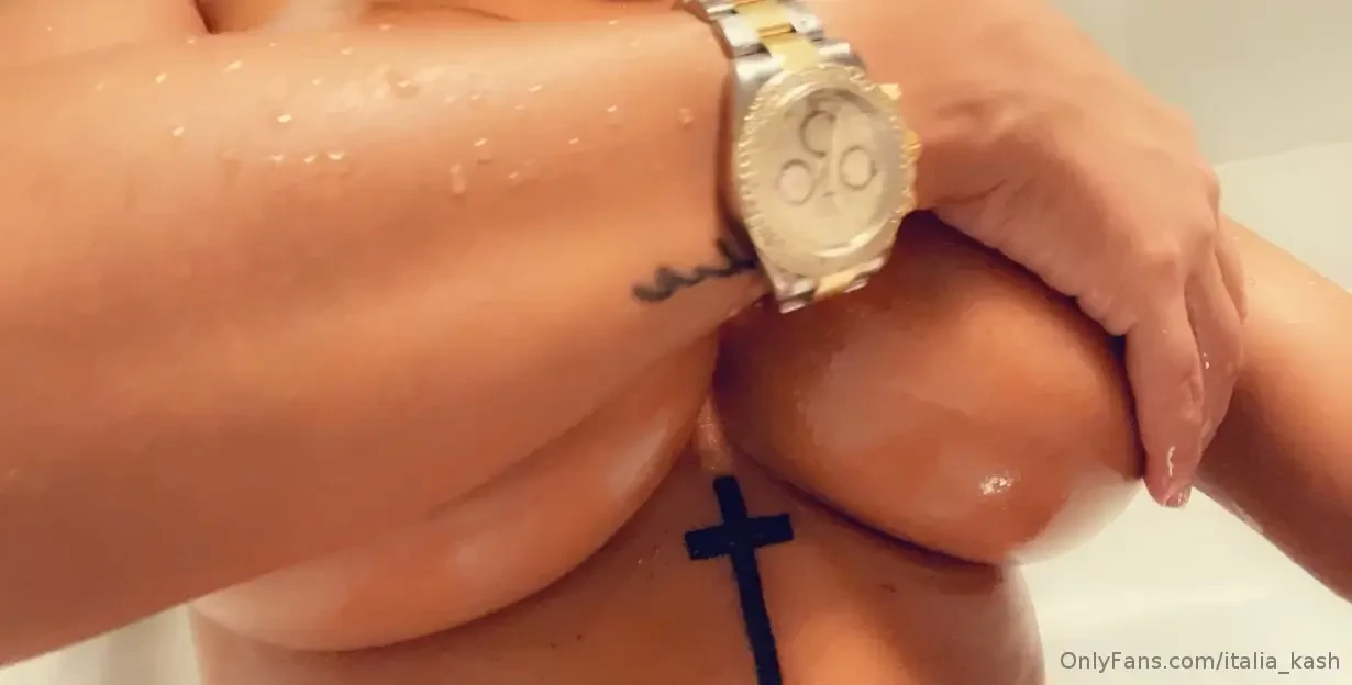 Oil my tits daddy should i go bigger 