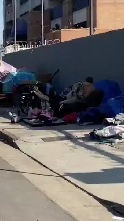 I donated my clothes to the homeless had to ride my scooter naked 