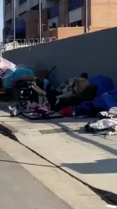 I donated my clothes to the homeless had to ride my scooter naked