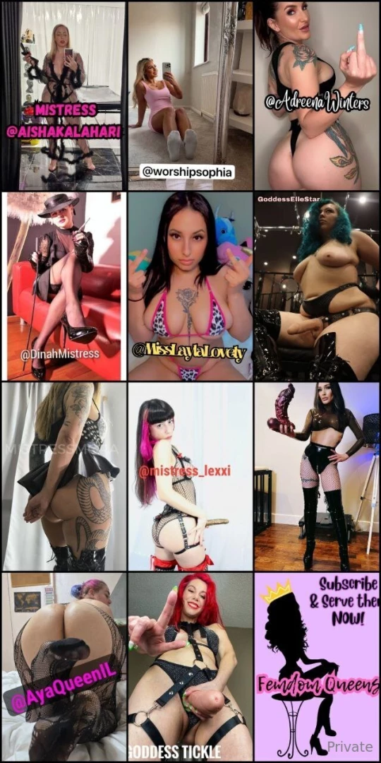 Top femdom fetish mistresses await you in sessions sub now 6h advert 