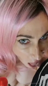 Homemade sex black stockings pink hair and a lollypop 13min 13 99 with