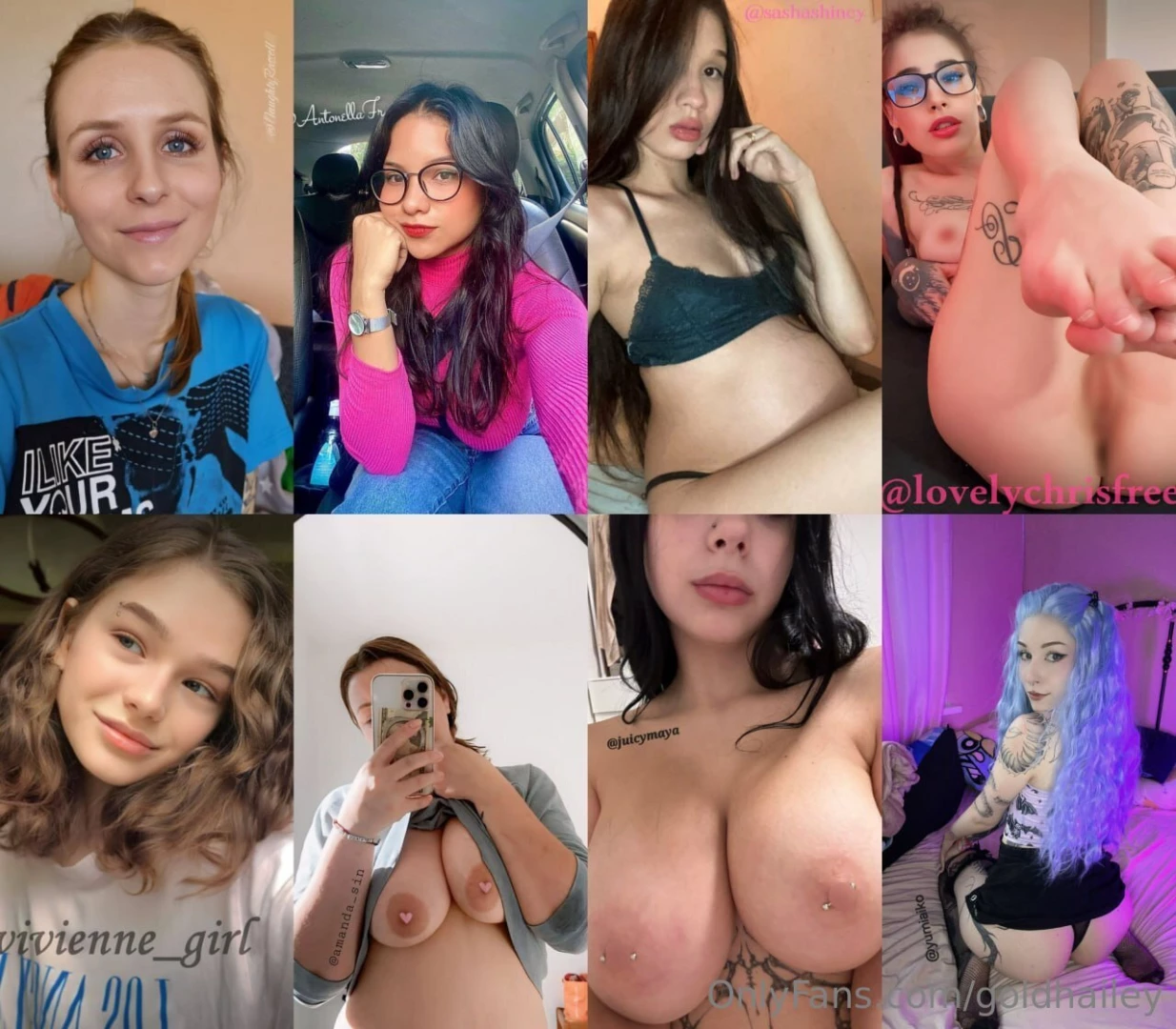 Naughtyrassell antonellafr sashashiney lovelychrisfree vivienne_girl 