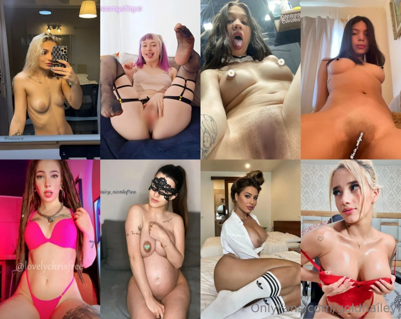 Lindanew zoemystique sashashiney lucia_rodriguez lovelychrisfree 