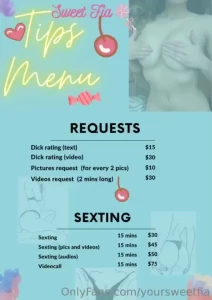 I m opened to any request you have bby you tell me and make it