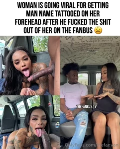 She said hawk tua after he gave her 12 inches of dick on the fanbus
