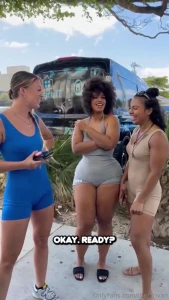 3 baddies get freaky on the fanbus while visiting miami this special