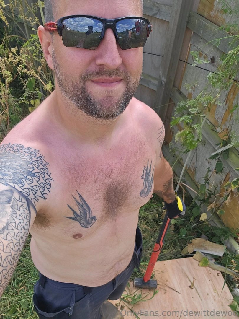 Might of caught the sun but got to enjoy working outdoors 