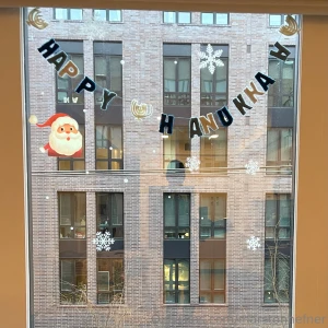 Ornaments were put up