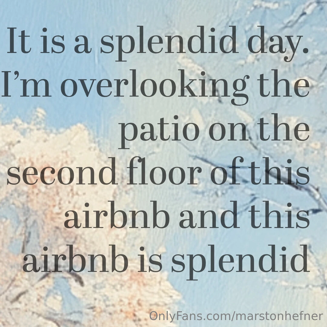 A part of a story titled i m really trying to convey how beautiful it 