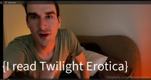 I read twilight fan fiction erotica and see what happens dropped on my