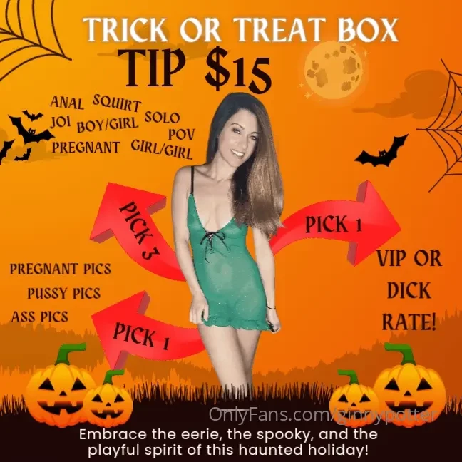 Trick or treat box tip 15 and choose your own box cater the box to 