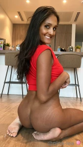 I hope you like my red top but let me know if i should take it off