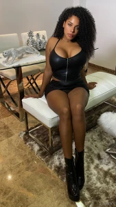 I am the ebony goddess in control and you are just here to serve