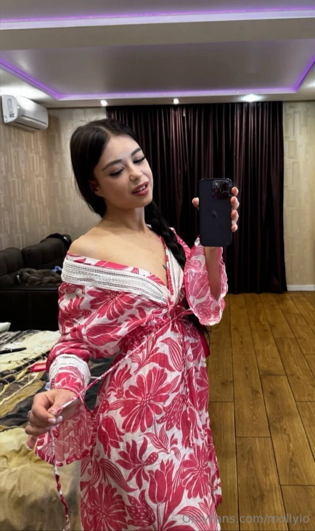 Slowly untying my dress 