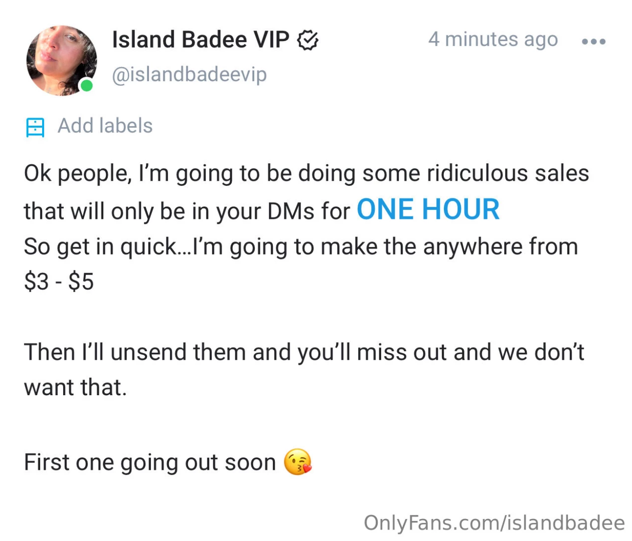 Happening on my vip page you don t want to miss out 