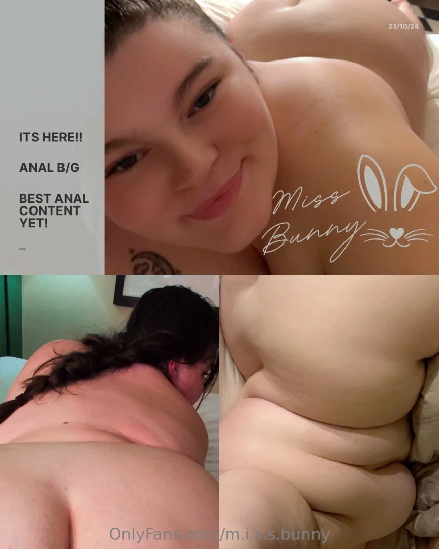 Miss bunny cant get enough anal it s finally here super hot anal play 