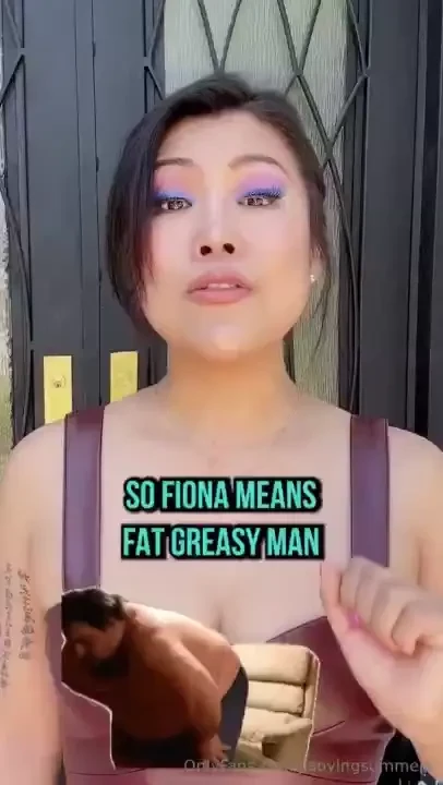 What does fiona mean in chinese want me to roast you name dm me on vip 