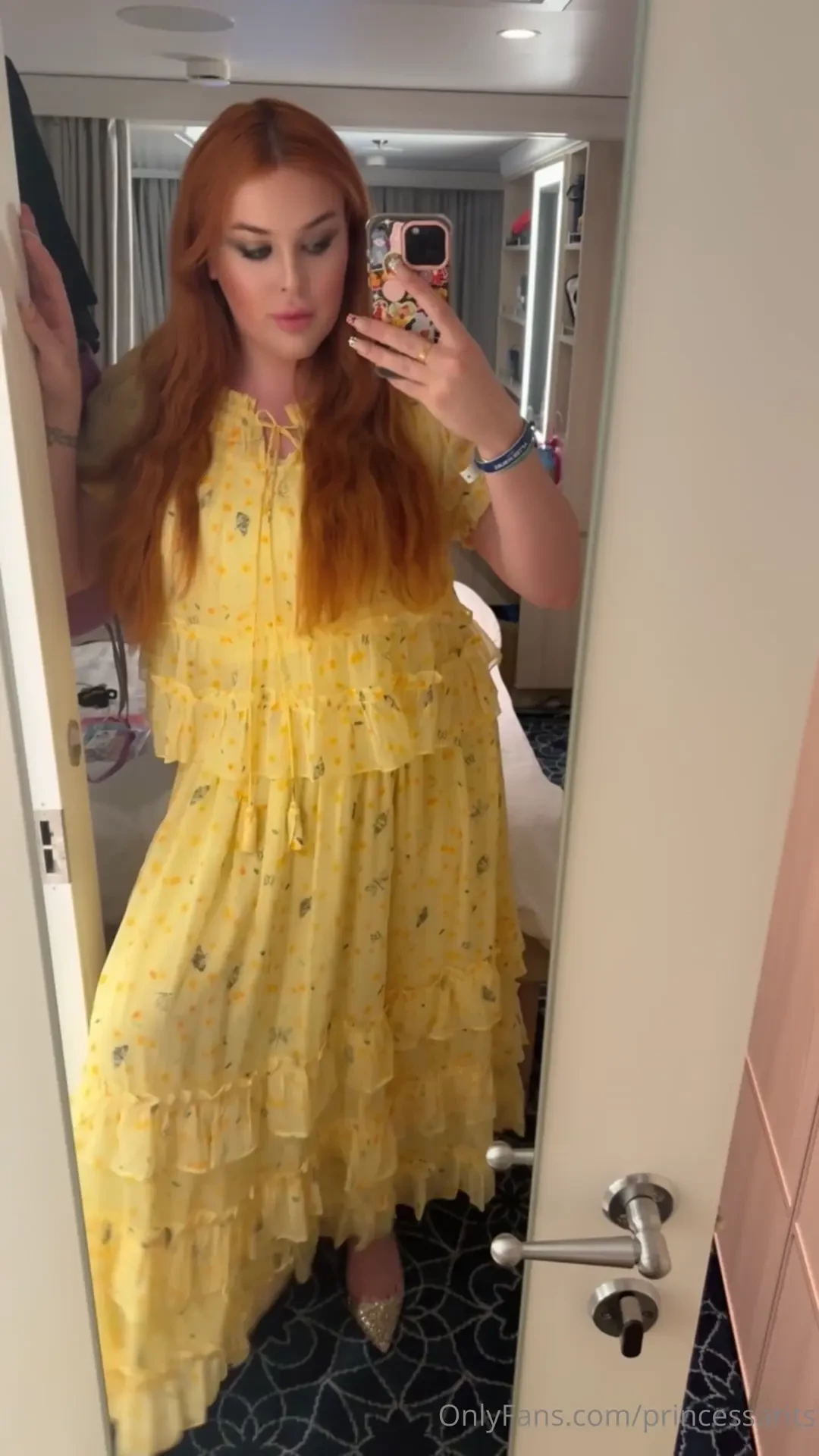 Wearing this gorgeous dress for a date with you but i m not wearing 