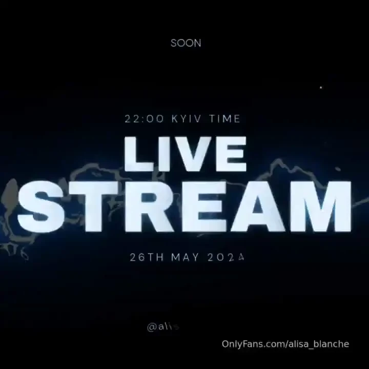 I look forward to seeing you on my stream it will start at 22 00 kiev 