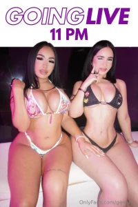 Surprise me and melanieontheriver will be going live tonight at 11pm