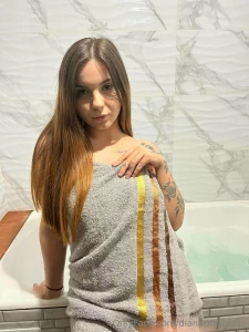 I came home after a long day and decided to take a bath i think it