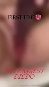 19 mins of incredible passion and lust with my biggest dildo first