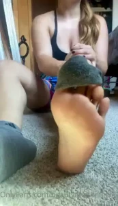 Sock removal from my hike today