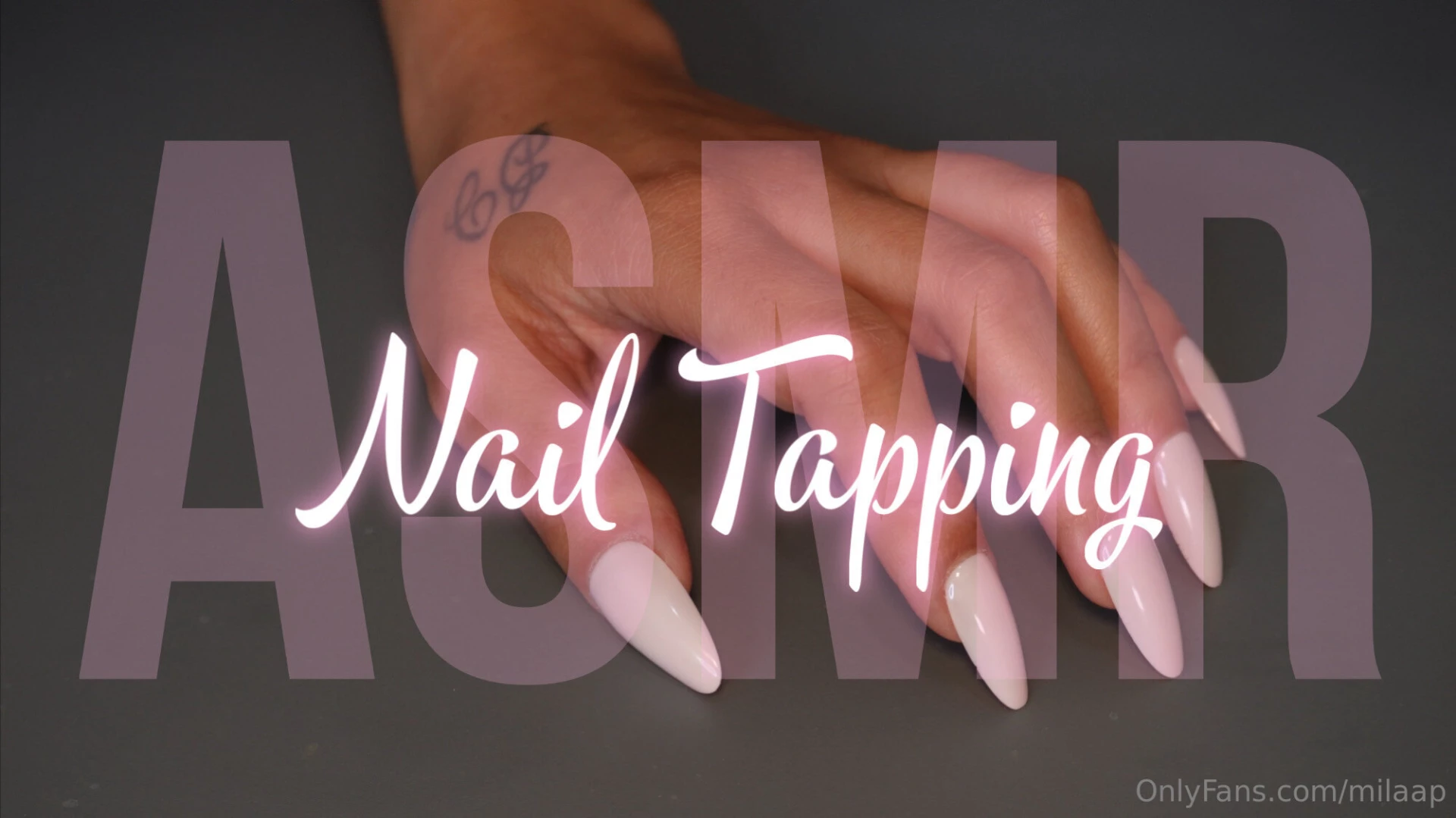 Nail tapping asmr you definitely have a thing for a set of nice nails 
