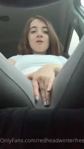 I just ripped these leggings open and came in my car cum with me
