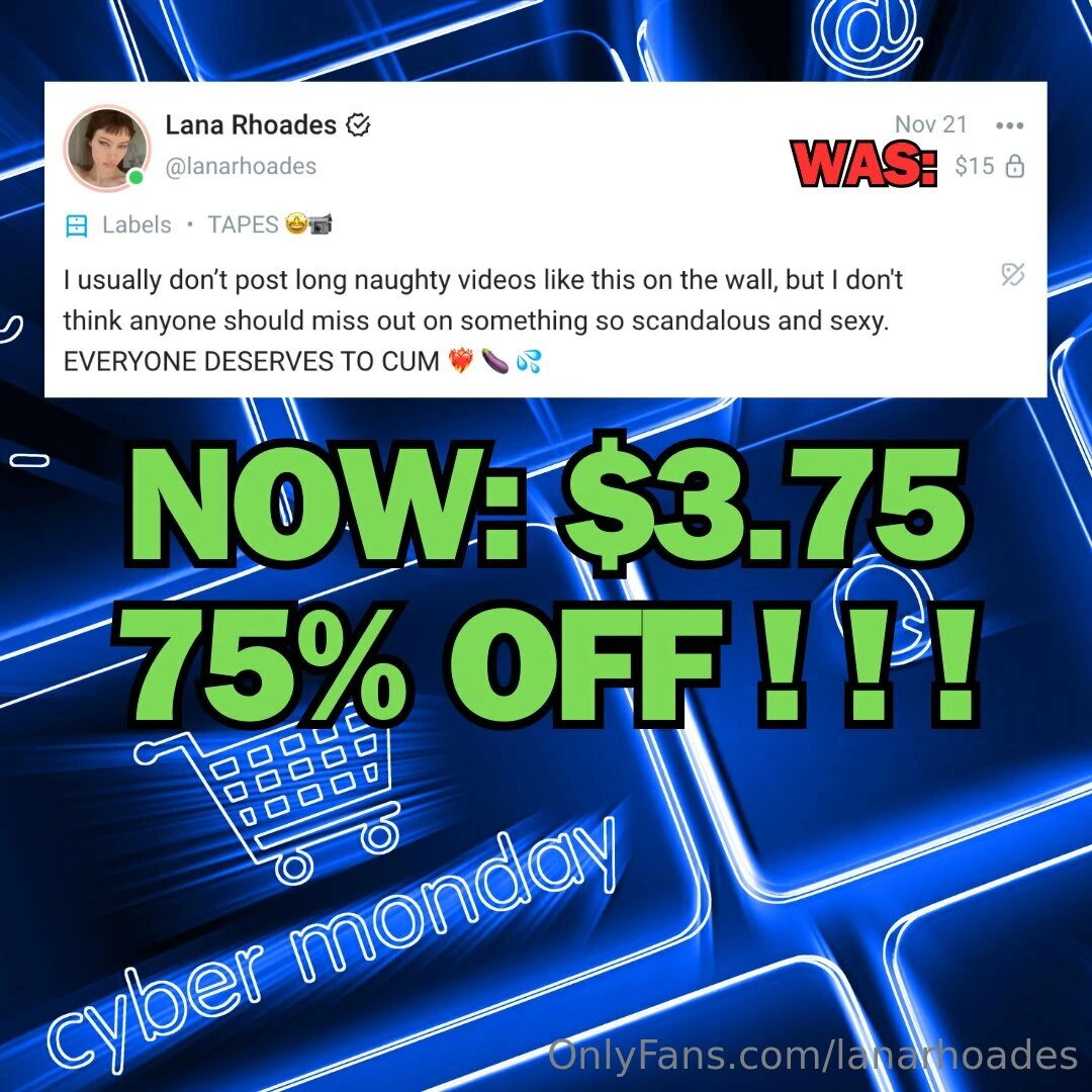 Cyber monday deals 75 off today only better act fast https onlyfans 