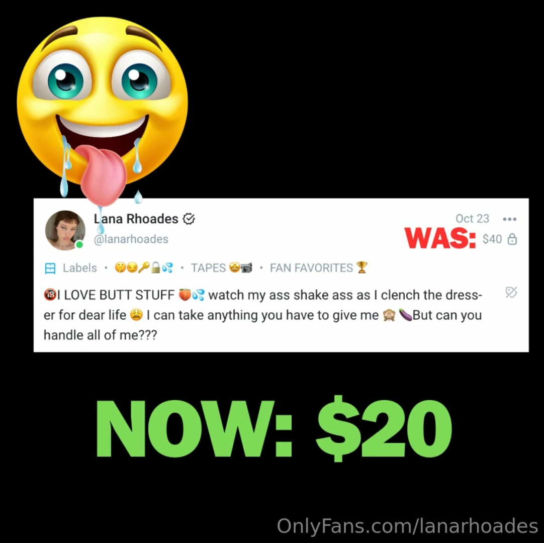 50 off thankful for butt stuff https onlyfans com 779904528 