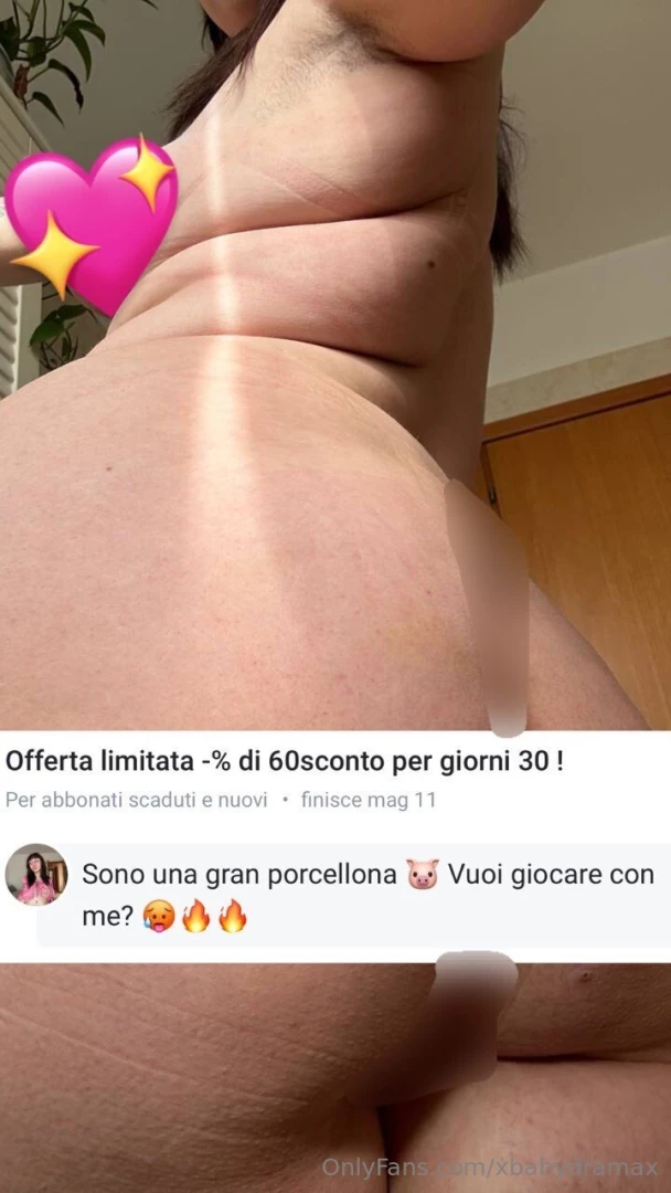 Buongiorno tesoro ti aspetto sul mio profilo vip cos ti faccio vedere 