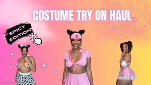 New naughty costume try on link in bio