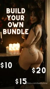 Build your own bundle baby tip 10 for a small bundle tip 15 for a