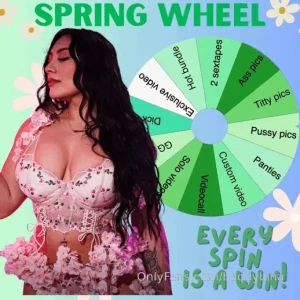 Win my hottest content amp more tip 15 1 spin tip 25 2 spins tip 30 4