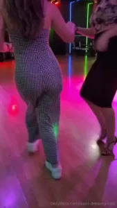 Chris and i dance a lot when we go out she s an amazing leader and i