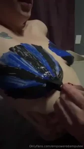 Titty art with my devotee assistant don t miss the boob massage that part 1