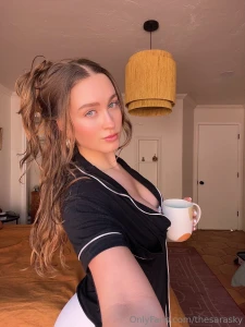 Hot coffee hotter mood