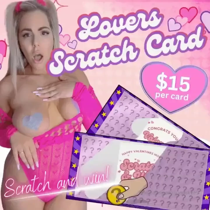 Lovers scratch card on a scale from 1 to 10 you re a 9 and cupid says part 1 