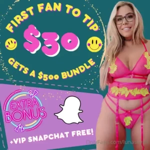 Get a bundle worth 500 and my vip snapchat free be the first to grab
